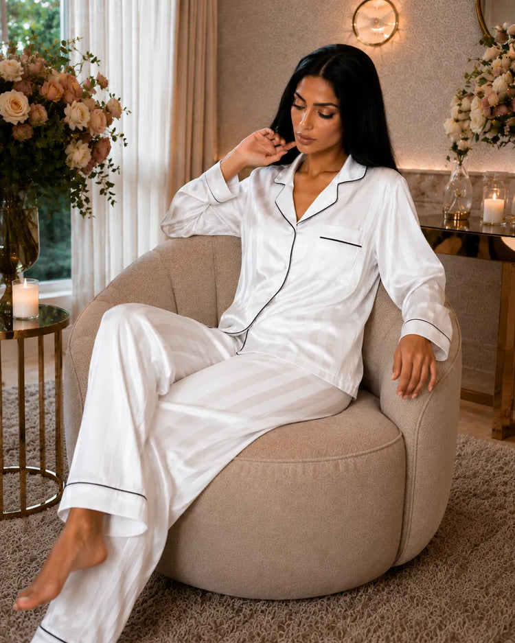 Pijama Terno de Cetim feminino