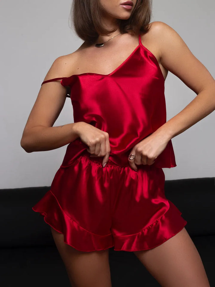 Short Doll Vermelho Liso