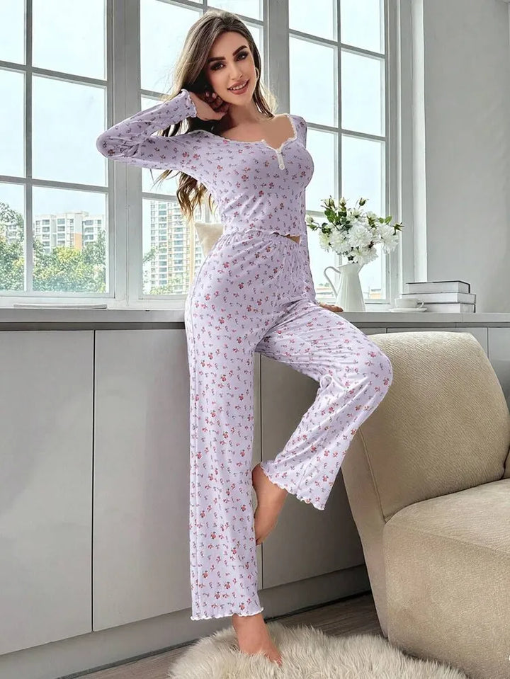Conjunto Pijama Rosalie - Lilás