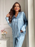 Pijama Terno de Cetim feminino