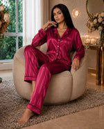 Pijama Terno de Cetim feminino