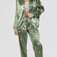 Pijama Terno Feminino Verde Floral