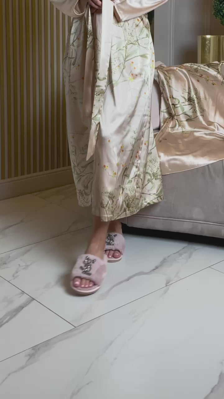 Robe e Short Doll Champagne Floral Monffel